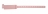 1474063- Bracelet hôpital adulte Rose pâle avec étiquette 