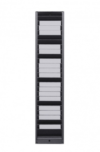 1457015 - Casier mural 25 badges 86x54 - Horizontal 