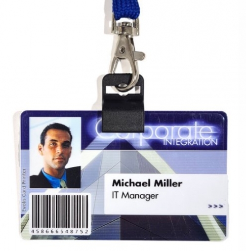 1455740 - Attache Porte-Badge Grip (Plastique Noir) - Lot de 100 - Vue 2