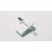 1440003 - Clip adhésif avec pince crocodile plastique et épingle de sureté