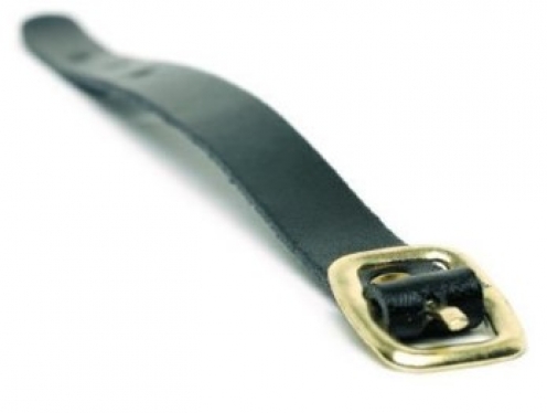 AC212-BK - Sangle de Bagage en Cuir (pour badge d'identité) Noir - Pack de 100 - Vue 2