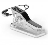 AC214 - Clip rigide avec dos autocollant et épingle (lot de 100)