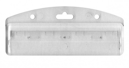 1451010 - Porte-Badge Rigide pour Cartes avec Piste Magnétique - Horizontale - Vue 2