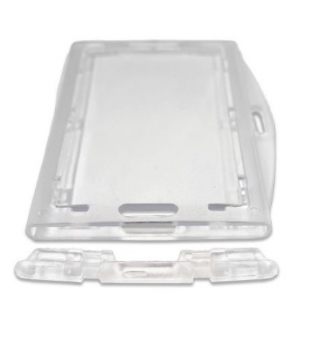 1454280 - Porte-badge sécuritaire pour 2 cartes - Horizontal ou Vertical - Vue 2