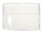 1455200- Porte-badge à fermeture clipsable dorsale (lot de 100) - Horizontale