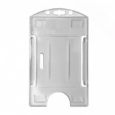 1455710 - IDP 64 V Porte-badges rigide 86x54 perforation oblongue 2 rondes 