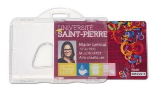 1454120 - Porte-badge anti-RFID/NFC semi-rigide (lot de 100) - Vue 2
