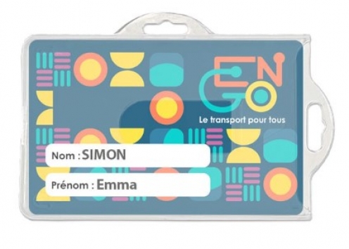 1455800 - Porte-badge semi-rigide pour usage horizontal ou vertical (lot de 100) - Vue 2