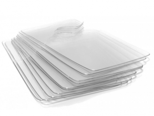 1451100 IDS 73 - Porte-badge véhicule universel avec accroche rétroviseur 86x54mm 100pcs. - Vue 2