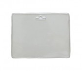 1453006 - Porte-badges souple 86x54 perforation oblongue sur faces avant arrière 