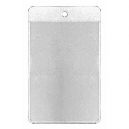 1453031 - Porte-badges souple 86x54 perforation ronde diamètre 5mm 