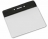YA301-L-BK - Porte-Badge Souple en Vinyle Noir horizontale 86 x 54 2 rond 1 oblongue 
