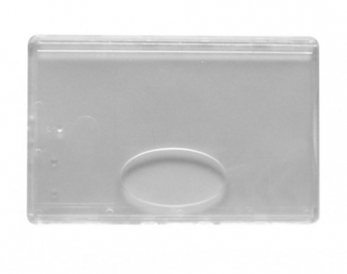 1452101 - Etui-cartes avec 2 faces aspect cristal - 86 x 54 (lot de 100)