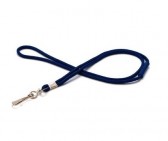 1434028 - Cordon rond polyester Bleu Marine, rupture sécuritaire