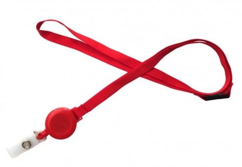 1437104 - Tour de cou plat Rouge Zipcord