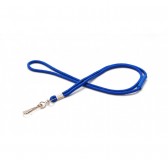 1434021 - Cordon rond polyester Bleu Roi avec rupture sécuritaire