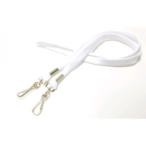 1437220 - Tour de cou Blanc 2 attaches Bague métal