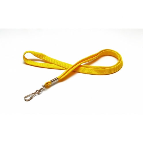 1437213 - Tour de cou Jaune Mousqueton métal Bague métal
