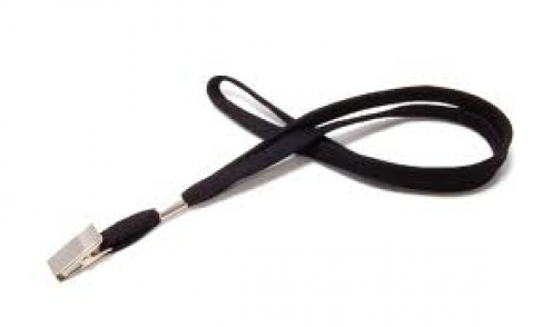 1436016 - Tour de cou Noir Pince crocodile Bague métal