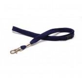 1437298 - Tour de cou Bleu marine Crochet métal et rupture sécuritaire Bague métal