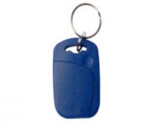 Porte clés d'identification rectangulaire bleu FM08 RFID 1ko Compatible MIFARE de NXP