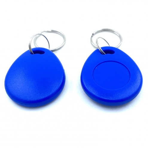Porte-clés ABS d'identification Goute Bleu RFID TK4100 125khz