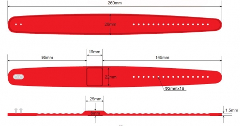 bracelets RFID personnalisés silicone - lot de 250 - Vue 2