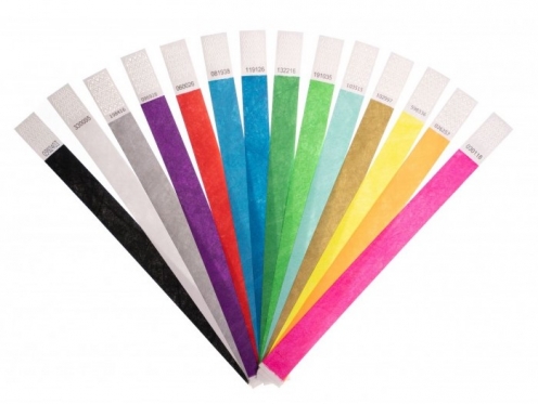 1475036- Bracelet papier Noir indéchirable Tyvek 19 mm - Vue 3