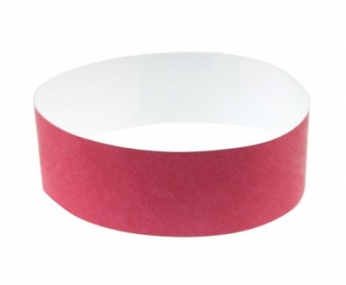 1475041 - Bracelet papier Rouge indéchirable Tyvek 19 mm  