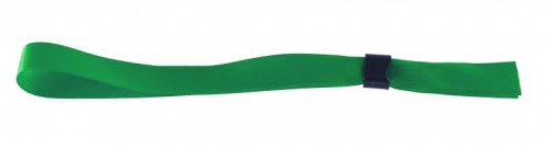 1474334 - Bracelet tissu satin Vert15 mm avec boucle de fermeture  - Vue 2