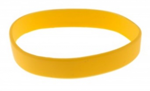 1474453 - Bracelet silicone - Jaune sans marquage pour enfant 