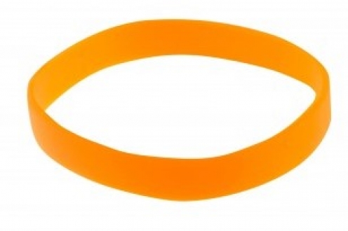 1474458 - Bracelet silicone - Orange sans marquage pour enfant - Vue 3