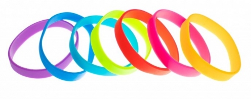 1474461 - Bracelet silicone - Bleu roi sans marquage pour enfant - Vue 2