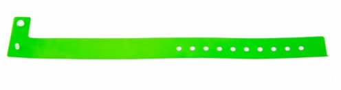 1474009 - Bracelet plastique vinyle Vert Type L - brillant  - Vue 2