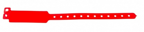 1474031- Bracelet Vinyle Rouge extra-large - brillant  - Vue 2