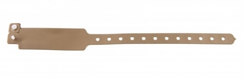 1474051 - Bracelet plastique vinyle  Or extra-large - aspect métallisé - Vue 3