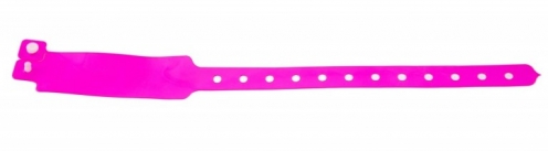 1474095 - Bracelet Vinyle Rose extra-large - brillant - Vue 2