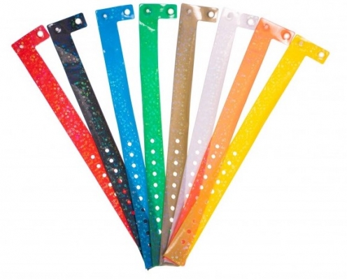 1474104 - Bracelet holographique Rouge - type L avec bulles 