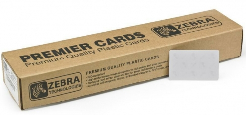 104523-117 Zebra Premier Card avec dos inscriptible 0,381 mm d'épaisseur