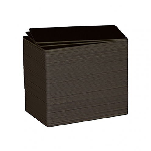 1149044 - Cartes PETG recyclé noires CR80 0,76 mm x100 - Vue 3
