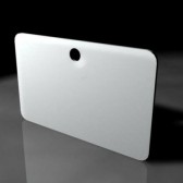 800016-107-100PRH - Carte PVC Blanche 0.50mm perforés