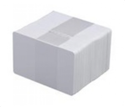 Carte PVC Blanche Evolis High Trust 0.50mm