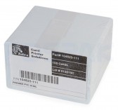 Carte PVC Blanche Zebra par 500 