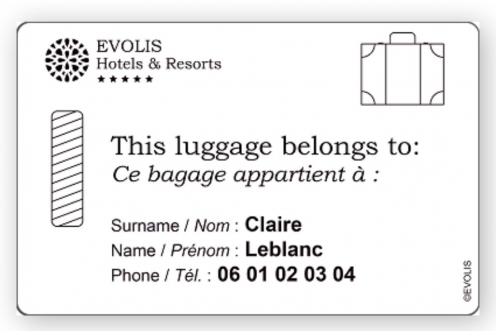 C2501 Carte CR80 papier en 0.76, pack de 500  - Vue 2