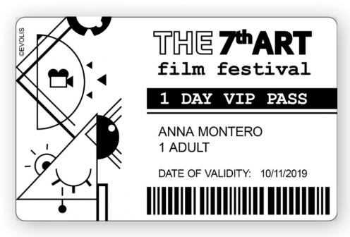 C2501 Carte CR80 papier en 0.76, pack de 500  - Vue 3