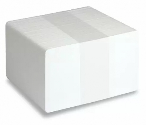800016-104-500 - Carte PVC Blanche 0.76mm par 500
