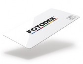 Carte PVC blanche premium avec panneau de signature 0,76 mm