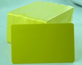 Carte PVC Jaune 0.76mm