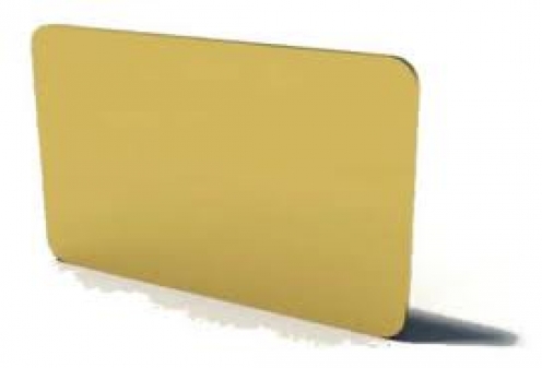 Carte PVC Or 2 faces 0.76mm