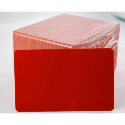 Carte PVC Rouge 0.76mm